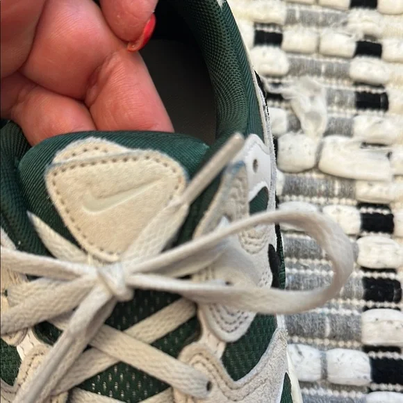 Nike womens Green and White Sneakers - Picture 3 of 6
